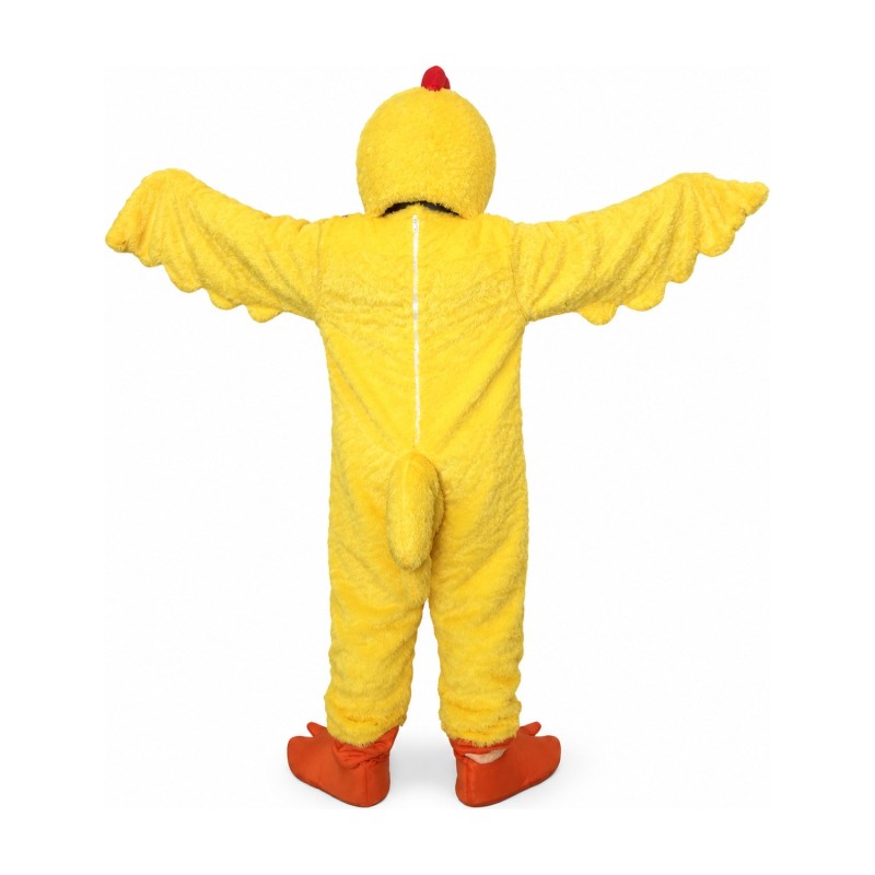 Yellow Realistic Chicken Mascot Costume 