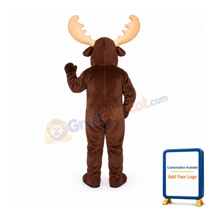 Bull Moose Mascot Costume