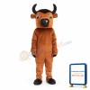 Brown Buffalo Mascot Costume