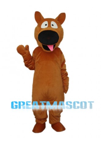 Brown Dog Mascot Adult Costume Free Shipping
