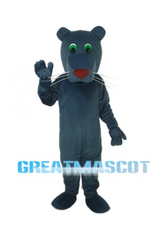 Black Mouth Dog Mascot Adult Costume Free Shipping