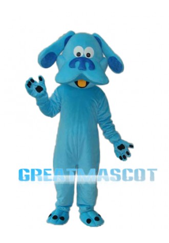 Blue Dog Mascot Adult Costume Free Shipping