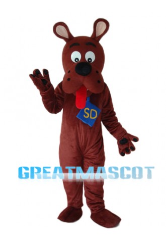 Old Version Scooby-Doo Mascot Adult Costume Free Shipping