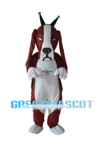 Revised Basset Dog Mascot Adult Costume Free Shipping