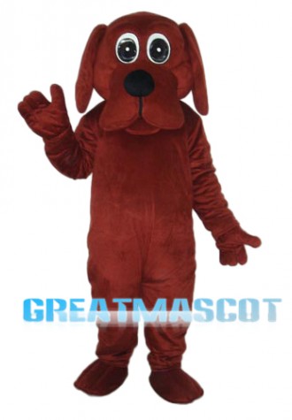 Rooney Brown Dog Mascot Adult Costume Free Shipping