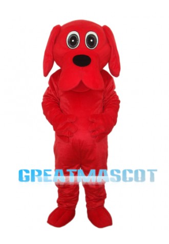 Rooney Red Dog Mascot Adult Costume Free Shipping