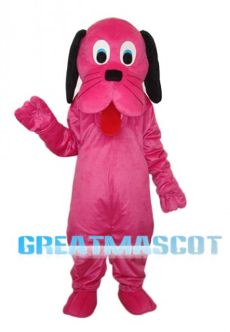 Rose Dog Mascot Adult Costume Free Shipping