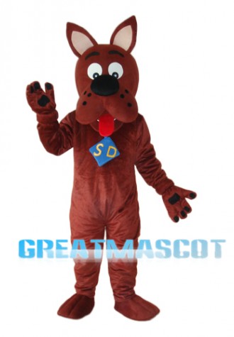 Scooby-Doo Mascot Adult Costume Free Shipping