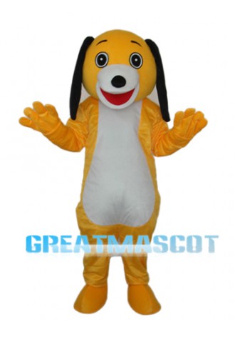 Small Yellow Dog Mascot Adult Costume Free Shipping