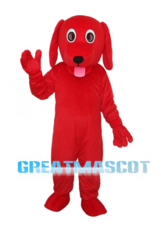 Little Red Dog Mascot Adult Costume Free Shipping