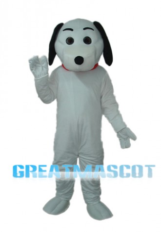 Little White Dog Mascot Adult Costume Free Shipping