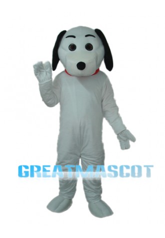 Little White Dog Mascot Adult Costume Free Shipping