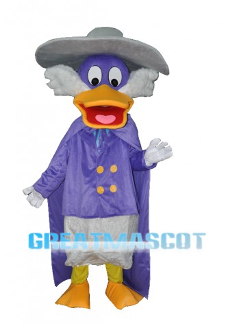 Naughty Purple Duck Adult Mascot Costume Free Shipping