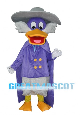 Naughty Purple Duck Adult Mascot Costume Free Shipping