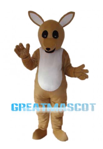 Golden Kangaroo Mascot Adult Costume Free Shipping