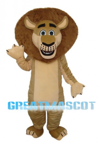 Lion in Madagascar Mascot Adult Costume Free Shipping