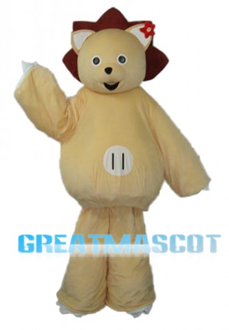 Modified Version of Golden Lion Mascot Adult Costume Free Shipping