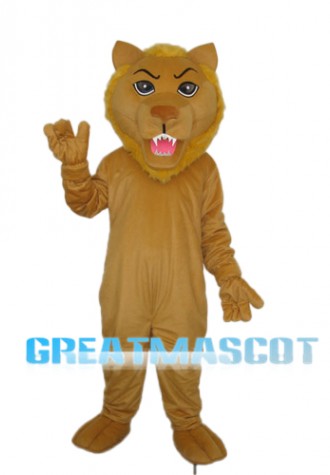 Old Brown Lion Mascot Adult Costume Free Shipping