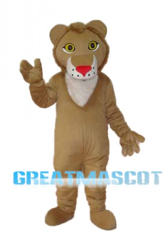 Light Brown Lion Mascot Adult Costume Free Shipping