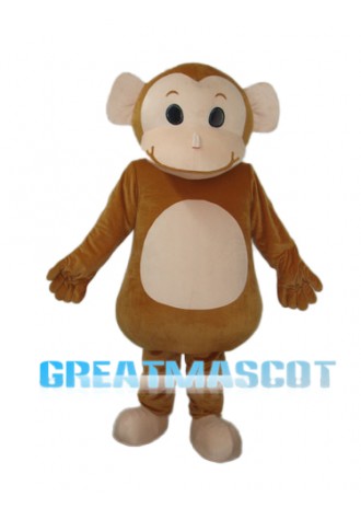 Big Head Monkey Mascot Adult Costume Free Shipping