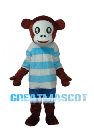 Leisure Version Mr.Jump Monkey Mascot Adult Costume Free Shipping