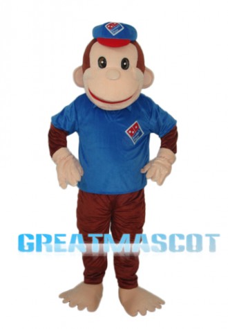 Lucky Monkey Mascot Adult Costume Free Shipping