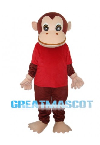 Red Vest Gorilla Mascot Adult Costume Free Shipping