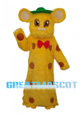 Kuhn Mouse Plush Mascot Adult Costume Free Shipping