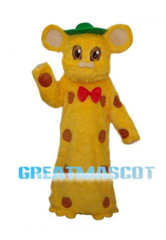 Kuhn Mouse Plush Mascot Adult Costume Free Shipping