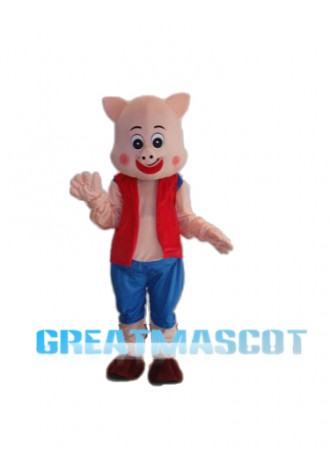 Little Pig Mascot Adult Costume Free Shipping