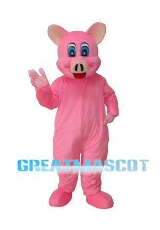 Pink Pig Mascot Adult Costume Free Shipping