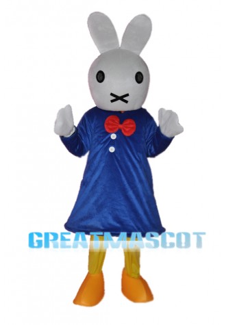 Clever Rabbit Mascot Adult Costume Free Shipping