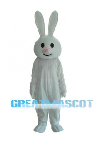 Pink Nose Rabbit Mascot Adult Costume Free Shipping