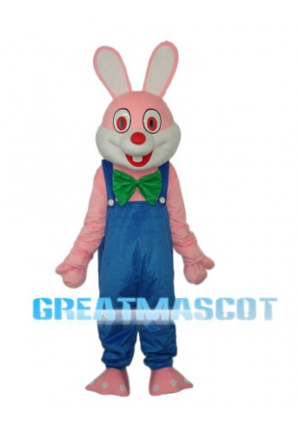 Robbie Rabbit Mascot Adult Costume Free Shipping