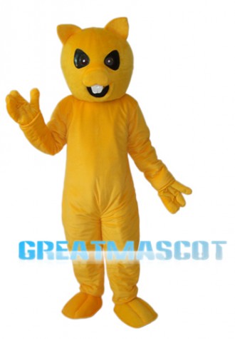 Yellow Squirrel Mascot Adult Costume Free Shipping