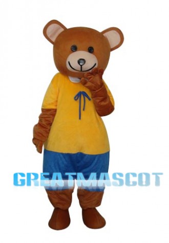 New Ribbon Teddy Bear Mascot Adult Costume Free Shipping