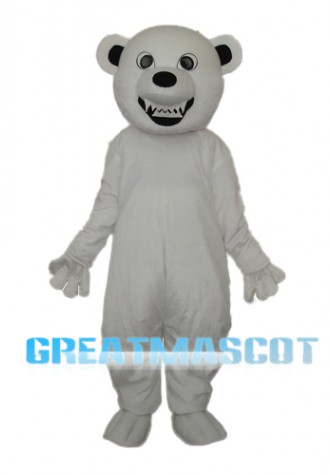 Polar Bear Canine Mascot Adult Costume Free Shipping