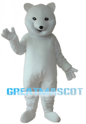 Polar Bear Mascot Adult Costume Free Shipping
