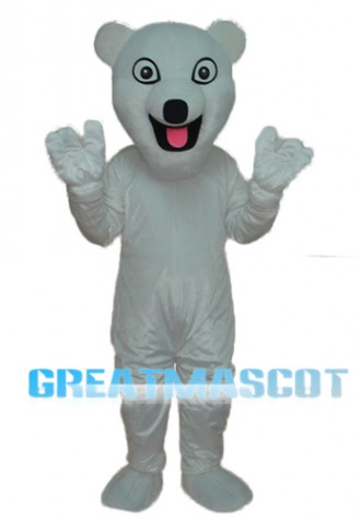 The New Polar Bear Mascot Adult Costume Free Shipping