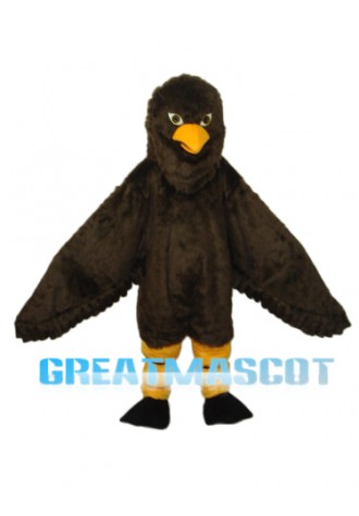 Long-haired Brown Eagle Mascot Adult Costume Free Shipping