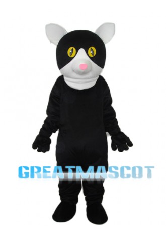 Little Black Cat Mascot Adult Costume Free Shipping