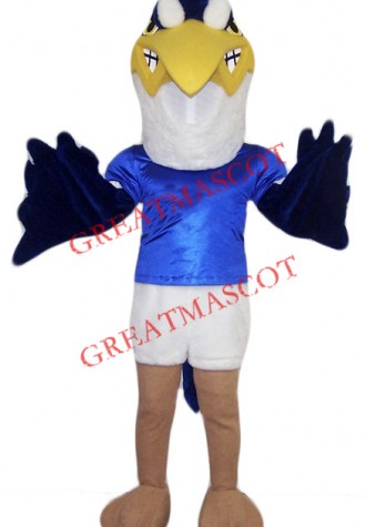 The Blue Heron Mascot Costume