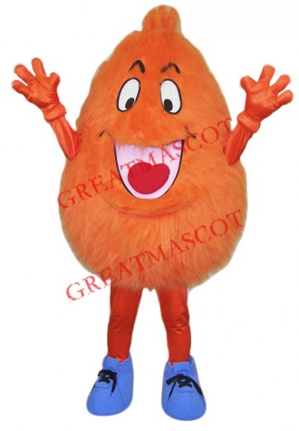The Orange Monster Mascot Costume