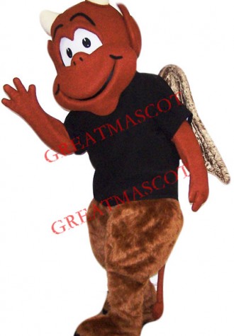 Red Devil Mascot Costume