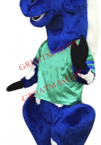 Blue Horse Mascot Costume