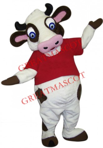 High Quality Cow Mascot Costume