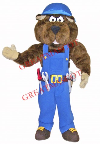 Industrial Gopher Mascot Costume
