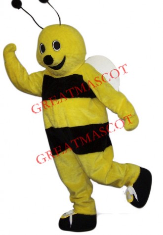 Happy Bee Mascot Costume