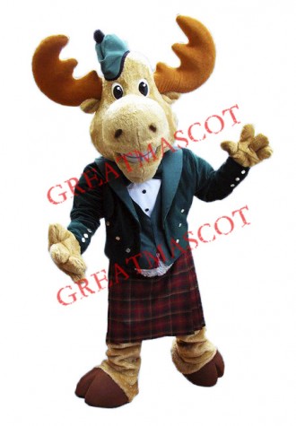 High Quality Adult Moose Mascot Costume