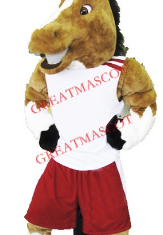 College Horse Mascot Costume